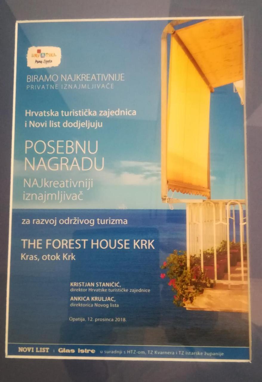 The Forest House Krk 1 Kras Eksteriør bilde